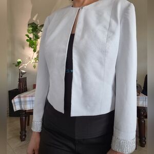 Daymour Couture, Elegant Gray Women's Jacket